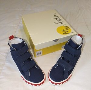 Mini Boden Shark High tops NIB size 2.5 youth